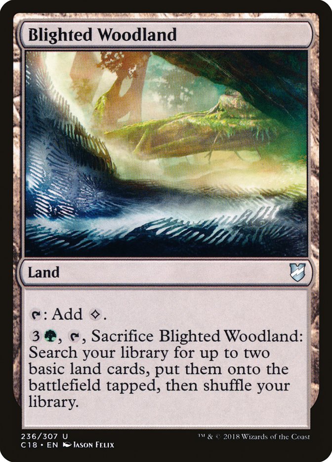 Blighted Woodland [Commander 2018] | Nerdhalla Games