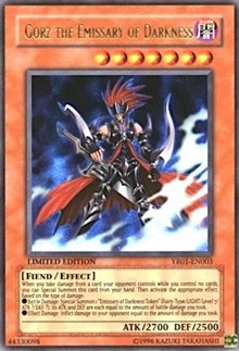 Gorz the Emissary of Darkness [YR01-EN003] Ultra Rare | Nerdhalla Games