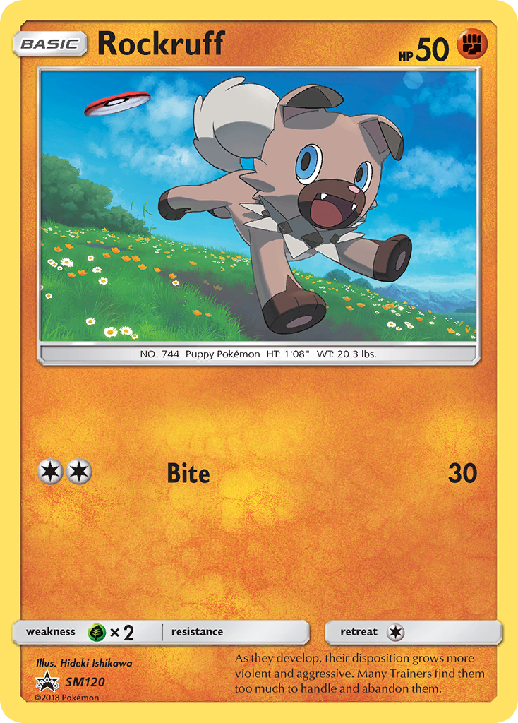 Rockruff (SM120) [Sun & Moon: Black Star Promos] | Nerdhalla Games