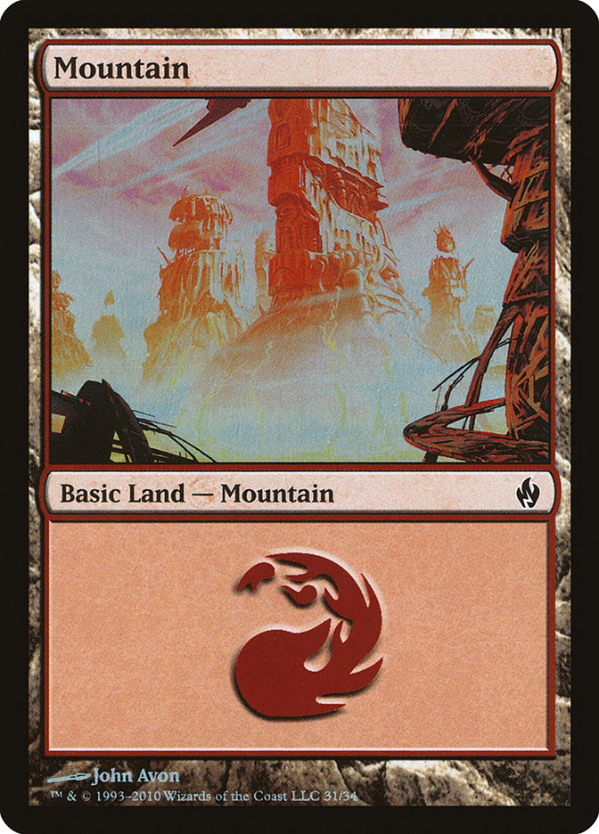 Mountain (31) [Premium Deck Series: Fire and Lightning] | Nerdhalla Games