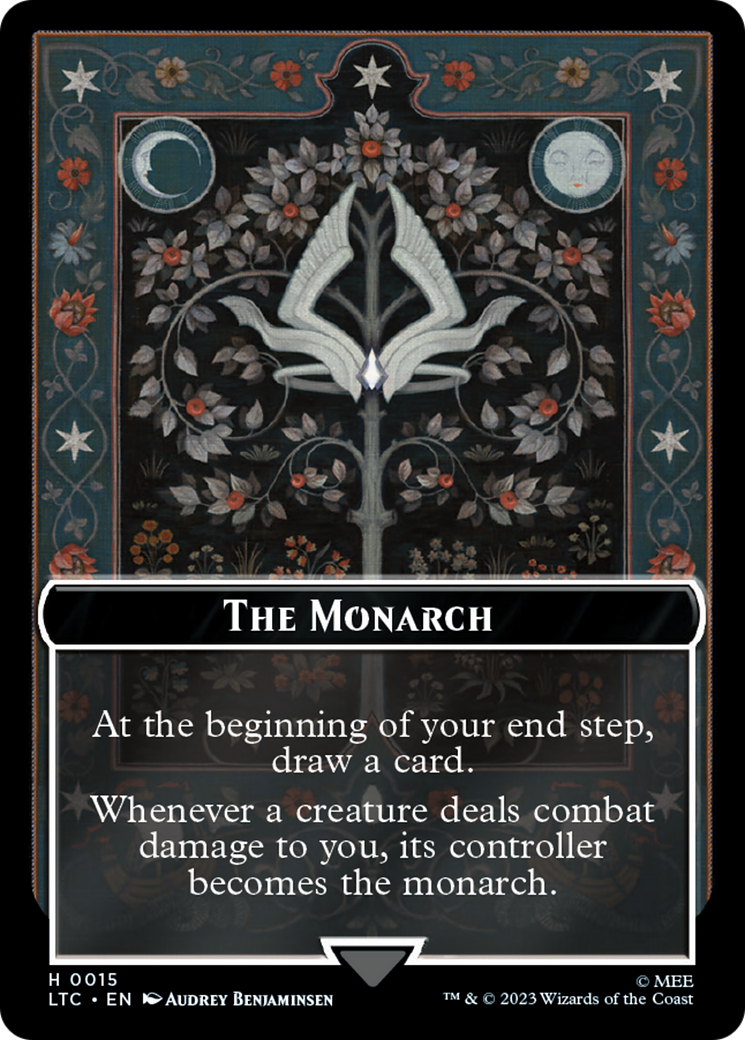 The Monarch // Treasure Double-Sided Token [The Lord of the Rings: Tales of Middle-Earth Commander Tokens] | Nerdhalla Games