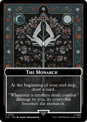 The Monarch // Treasure Double-Sided Token [The Lord of the Rings: Tales of Middle-Earth Commander Tokens] | Nerdhalla Games