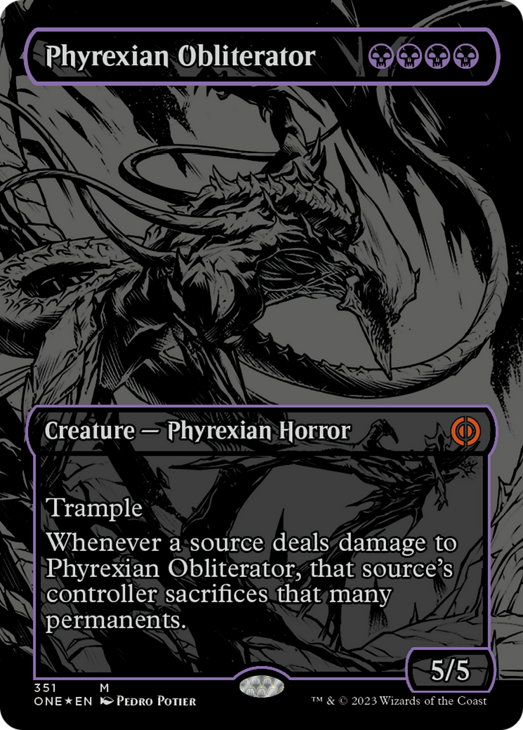 Phyrexian Obliterator (Oil Slick Raised Foil) [Phyrexia: All Will Be One] | Nerdhalla Games