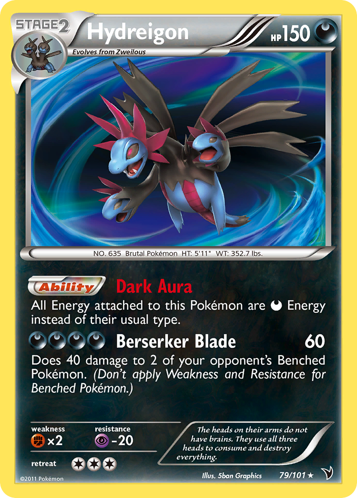 Hydreigon (79/101) [Black & White: Noble Victories] | Nerdhalla Games