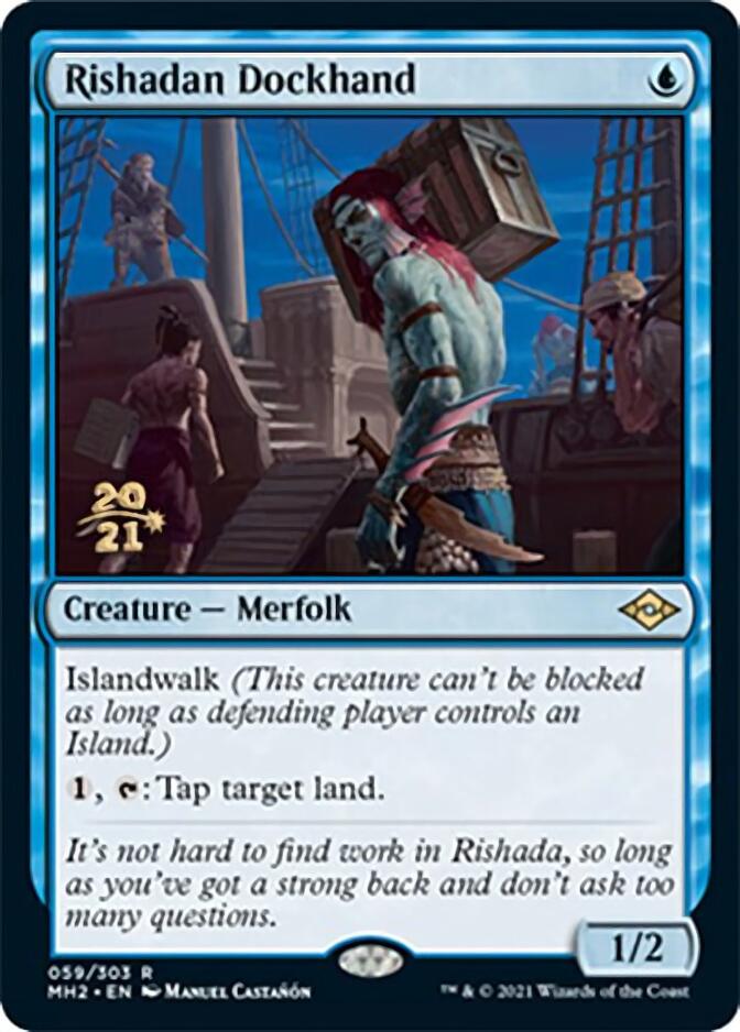 Rishadan Dockhand [Modern Horizons 2 Prerelease Promos] | Nerdhalla Games