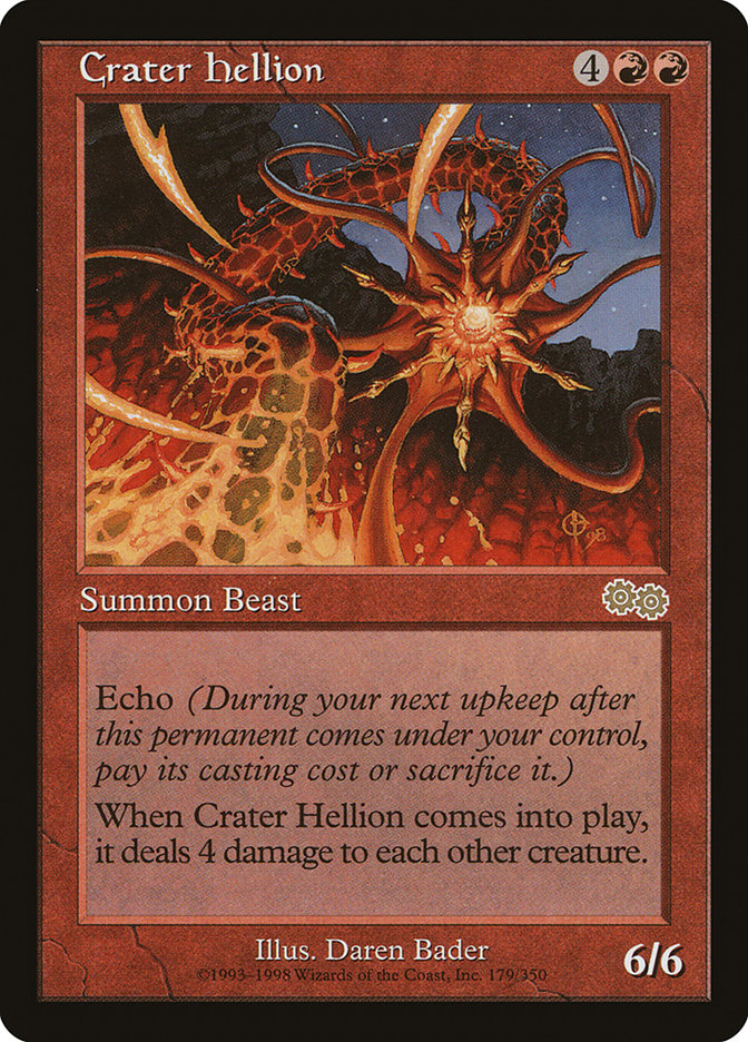 Crater Hellion [Urza's Saga] | Nerdhalla Games