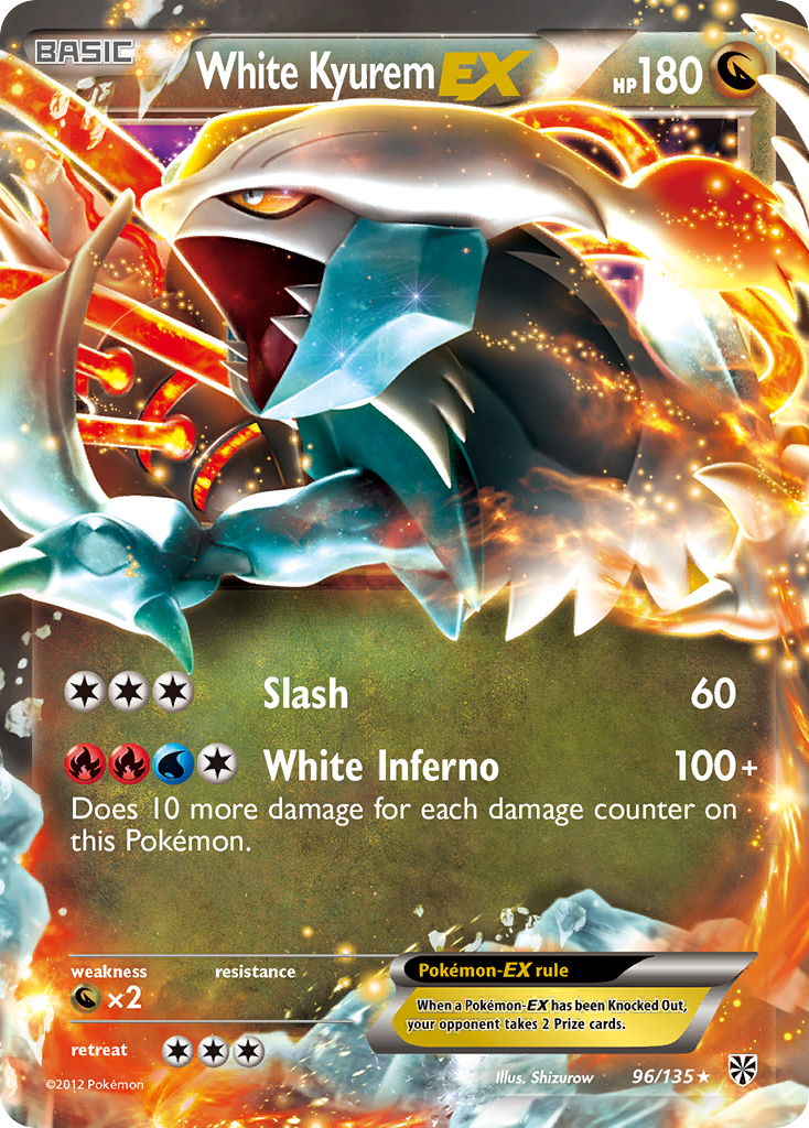 White Kyurem EX (96/135) [Black & White: Plasma Storm] | Nerdhalla Games