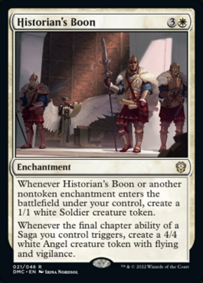 Historian's Boon [Dominaria United Commander] | Nerdhalla Games