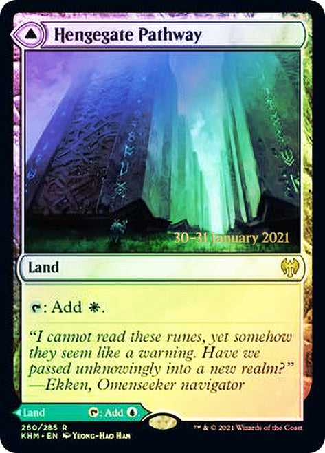 Hengegate Pathway // Mistgate Pathway  [Kaldheim Prerelease Promos] | Nerdhalla Games