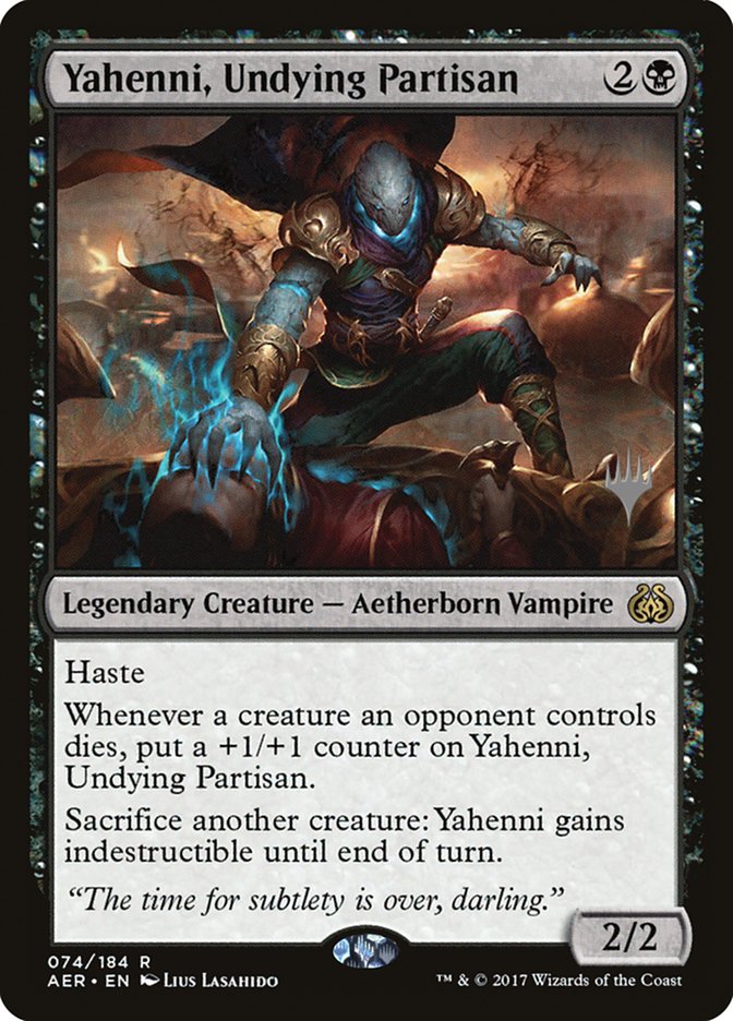 Yahenni, Undying Partisan (Promo Pack) [Aether Revolt Promos] | Nerdhalla Games