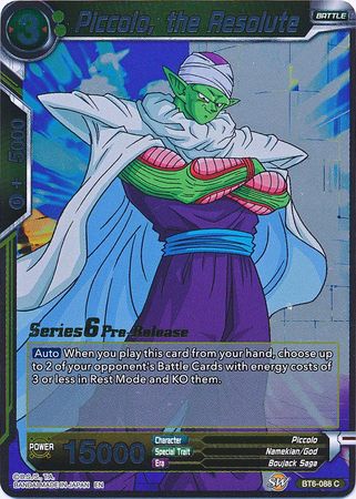 Piccolo, the Resolute [BT6-088_PR] | Nerdhalla Games