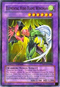 Elemental HERO Flame Wingman [MF03-EN006] Parallel Rare | Nerdhalla Games