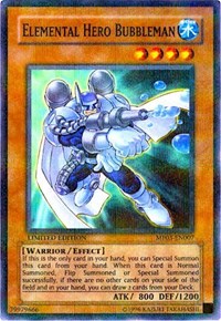 Elemental HERO Bubbleman [MF03-EN007] Parallel Rare | Nerdhalla Games