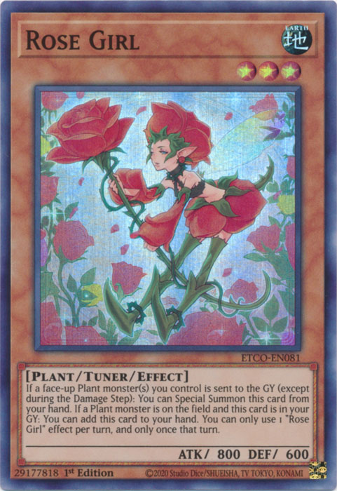 Rose Girl [ETCO-EN081] Super Rare | Nerdhalla Games