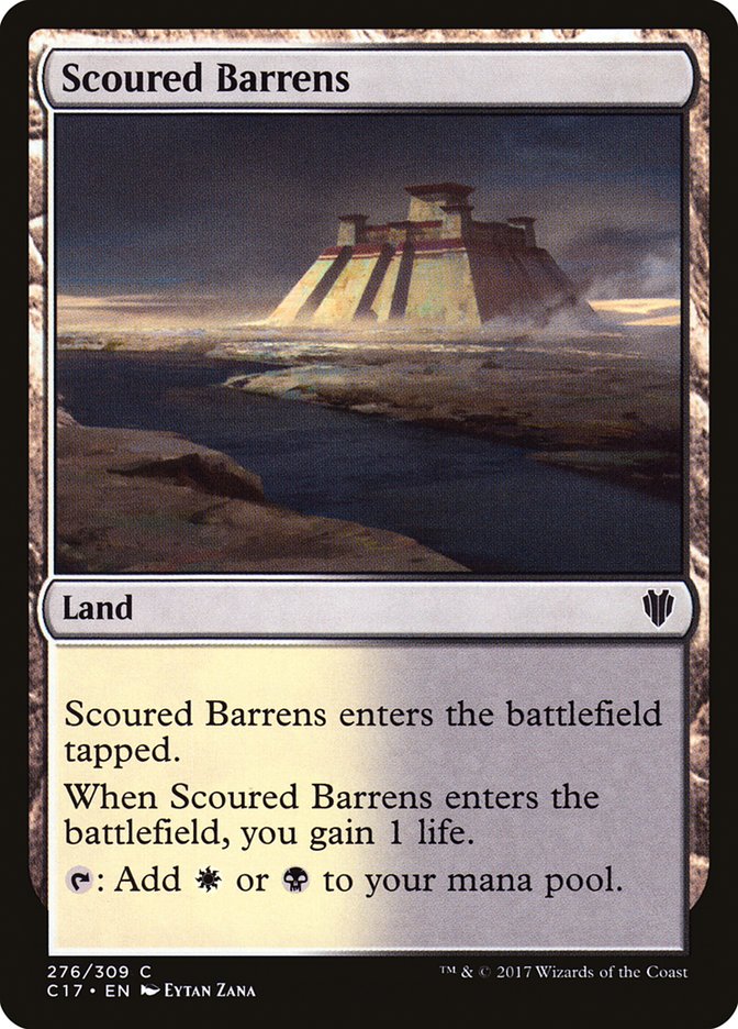 Scoured Barrens [Commander 2017] | Nerdhalla Games