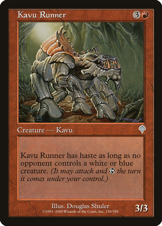 Kavu Runner [Invasion] | Nerdhalla Games