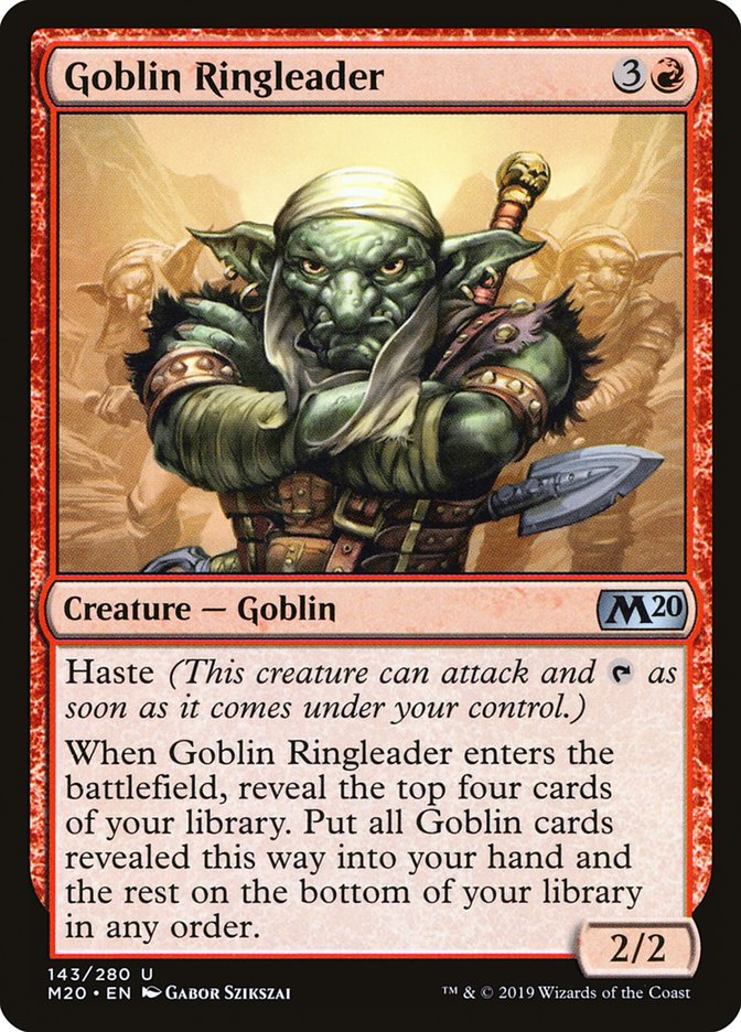 Goblin Ringleader [Core Set 2020] | Nerdhalla Games