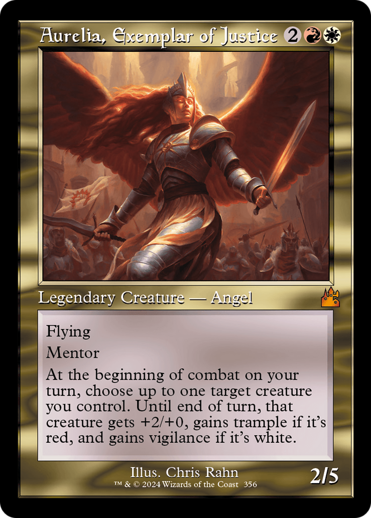 Aurelia, Exemplar of Justice (Retro) [Ravnica Remastered] | Nerdhalla Games