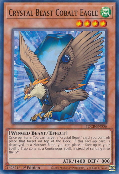 Crystal Beast Cobalt Eagle [SDCB-EN006] Common | Nerdhalla Games