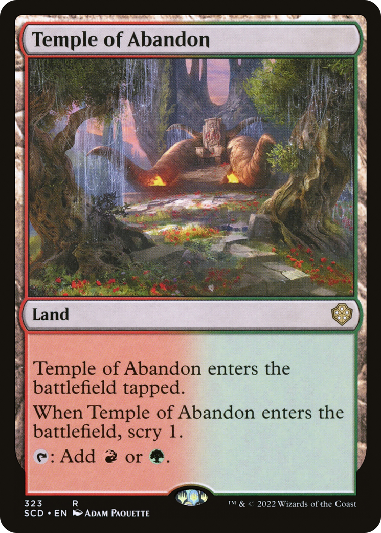 Temple of Abandon [Starter Commander Decks] | Nerdhalla Games