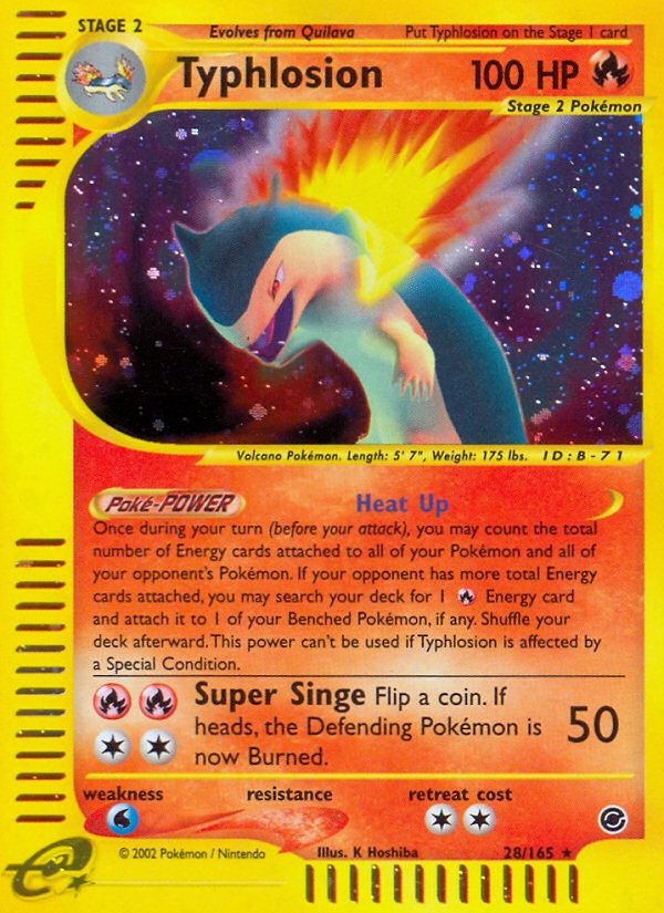 Typhlosion (28/165) [Expedition: Base Set] | Nerdhalla Games