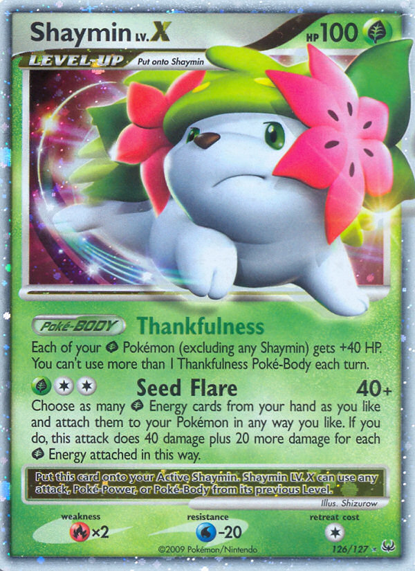 Shaymin LV.X (126/127) [Platinum: Base Set] | Nerdhalla Games