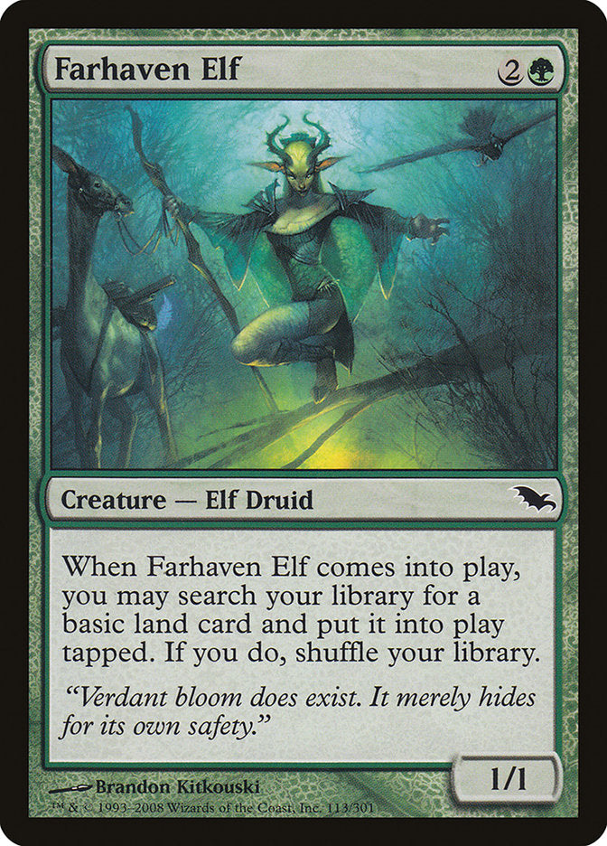 Farhaven Elf [Shadowmoor] | Nerdhalla Games