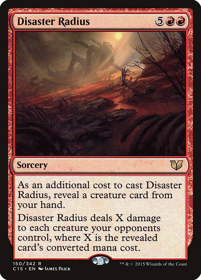 Disaster Radius [Commander 2015] | Nerdhalla Games