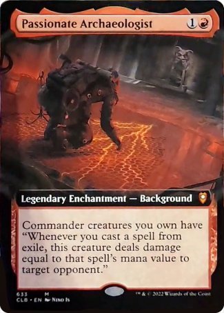 Passionate Archaeologist (Extended Art) [Commander Legends: Battle for Baldur's Gate] | Nerdhalla Games