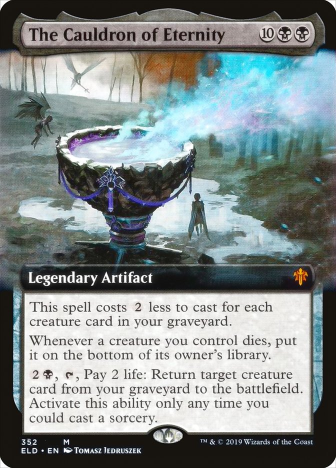 The Cauldron of Eternity (Extended Art) [Throne of Eldraine] | Nerdhalla Games