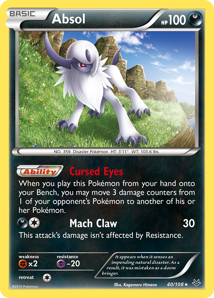 Absol (40/108) [XY: Roaring Skies] | Nerdhalla Games