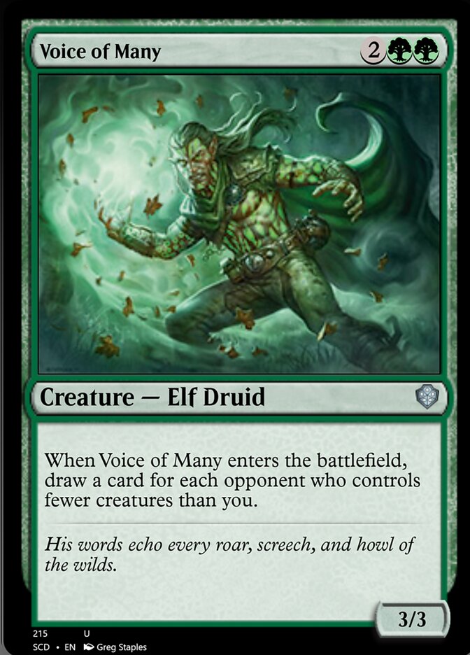 Voice of Many [Starter Commander Decks] | Nerdhalla Games