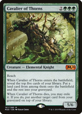 Cavalier of Thorns [Core Set 2020 Promos] | Nerdhalla Games