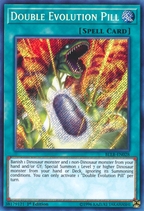 Double Evolution Pill [BLLR-EN028] Secret Rare | Nerdhalla Games