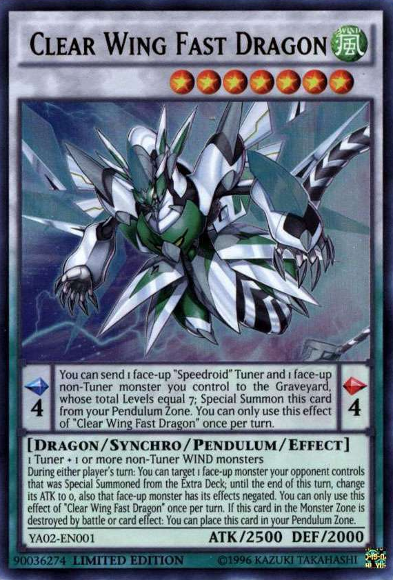 Clear Wing Fast Dragon [YA02-EN001] Ultra Rare | Nerdhalla Games