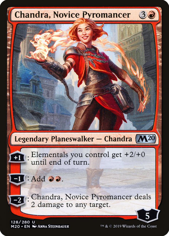 Chandra, Novice Pyromancer [Core Set 2020] | Nerdhalla Games