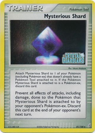 Mysterious Shard (81/100) (Stamped) [EX: Crystal Guardians] | Nerdhalla Games