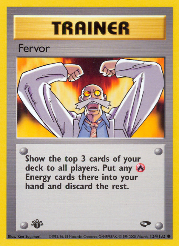 Fervor (124/132) [Gym Challenge 1st Edition] | Nerdhalla Games