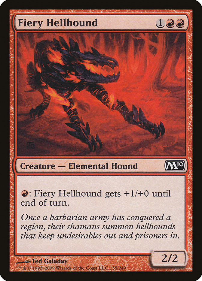 Fiery Hellhound [Magic 2010] | Nerdhalla Games