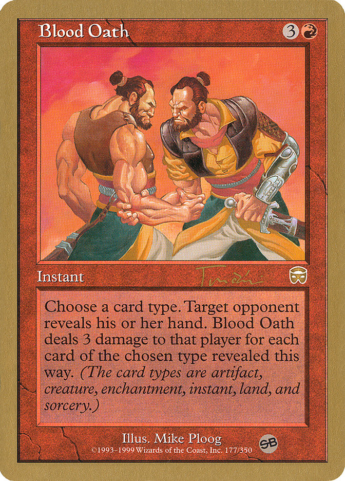 Blood Oath (Jan Tomcani) (SB) [World Championship Decks 2001] | Nerdhalla Games