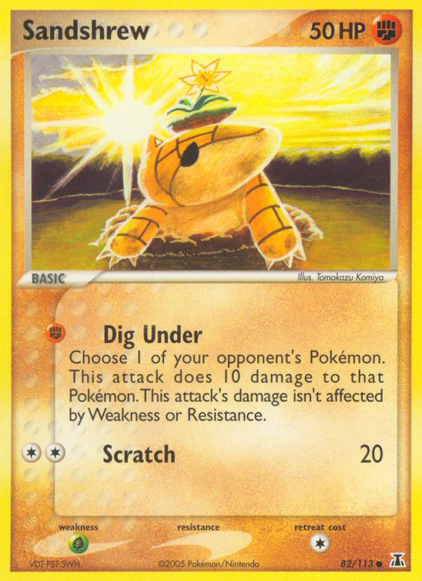 Sandshrew (82/113) [EX: Delta Species] | Nerdhalla Games