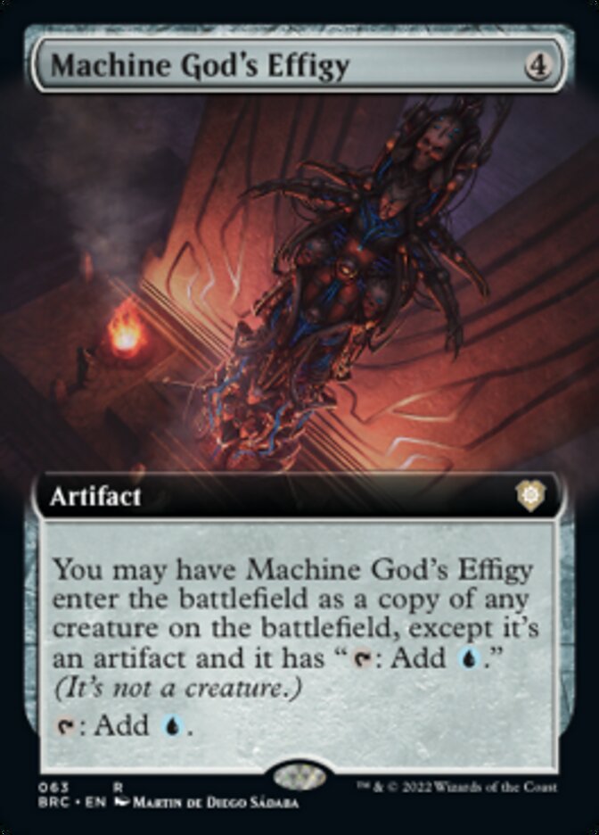 Machine God's Effigy (Extended Art) [The Brothers' War Commander] | Nerdhalla Games