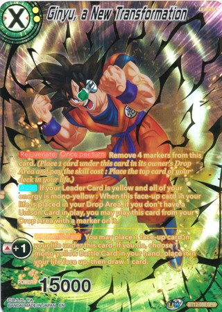 Ginyu, a New Transformation (SPR) [BT12-088] | Nerdhalla Games