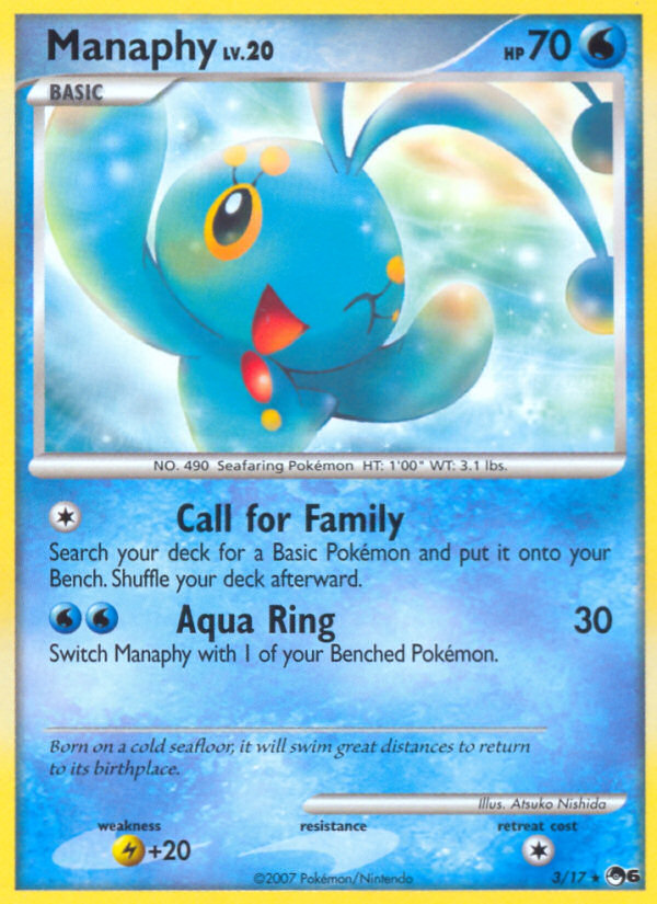 Manaphy (3/17) [POP Series 6] | Nerdhalla Games