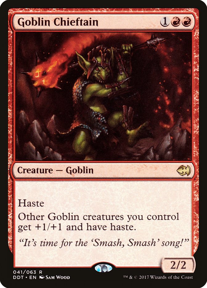 Goblin Chieftain [Duel Decks: Merfolk vs. Goblins] | Nerdhalla Games