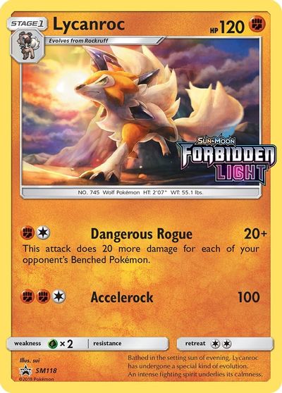 Lycanroc (SM118) (Prerelease Promo) [Sun & Moon: Black Star Promos] | Nerdhalla Games