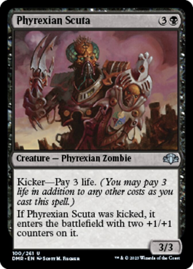 Phyrexian Scuta [Dominaria Remastered] | Nerdhalla Games