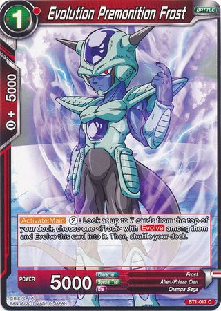 Evolution Premonition Frost [BT1-017] | Nerdhalla Games