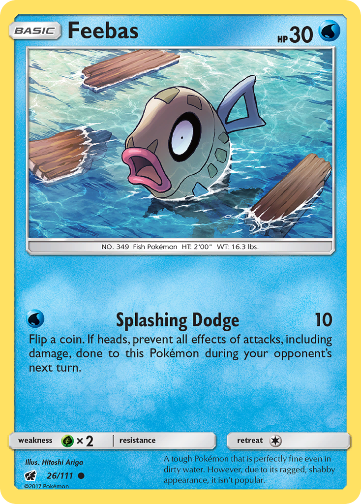 Feebas (26/111) [Sun & Moon: Crimson Invasion] | Nerdhalla Games