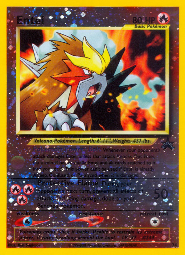 Entei (34) [Wizards of the Coast: Black Star Promos] | Nerdhalla Games